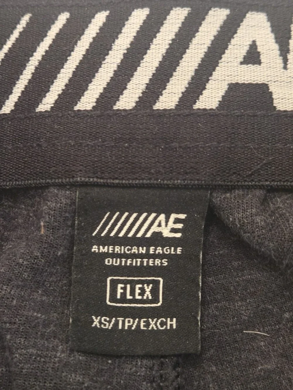 American Eagle Outfitters Flex Men’s Dark Heather Black Jogger Jeans Size XS